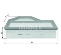 Filtro de aire KNECHT LX 987