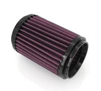 Filtro de aire compatible con DUCATI MONSTER 659 696 796 1100 EVO ABS 2008-2019. Flujo de motocicleta 2009 2010 2011 2012 2013 2014. Doble capa acero inoxidable Colector goma 45° univ