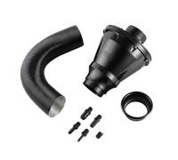 Filtro De Aire Con Cabezal Seta Fuelle Entrada Energía Universal 3 Pulgadas/76mm Embellecedor Limpiador Frío Alto Flujo Para Coche SUV Tubo Admisión Aire(Black)