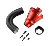 Filtro De Aire Con Cabezal Seta Fuelle Entrada Energía Universal 3 Pulgadas/76mm Embellecedor Limpiador Frío Alto Flujo Para Coche SUV Tubo Admisión Aire(Red)