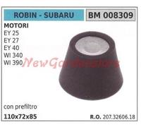Filtro de Aire Con Prefiltro Robin para Motor Podadora Ey 25 27 40 Wi 340 008309