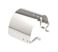 Filtro de aire de aleación de aluminio Escudos de calor para entrada de cilindro cónico de 2.5 a 3.5 pulgadas, cubierta protectora de patrón de carbono que reduce los desechos de aire caliente, color