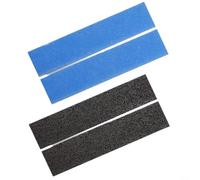 Filtro de aire de CA para sistemas Mitsubishi Split de 21 x 4,7 cm, paquete de 8 con enzima lítica y carbón activado para una purificación duradera
