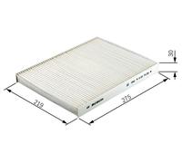 Bosch R2431 - Filtro de habitáculo carbón activo
