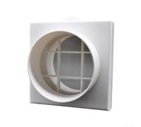 Filtro de aire de conducto, 110 mm/160 mm, para tubos de PVC PE de aluminio, malla lavable extraíble, eliminación de polvo, ventilación del hogar (160 mm)