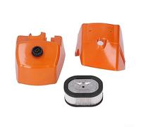 Filtro de aire de plástico con cubierta de cilindro de repuesto para motosierra MS660 MS650, incluye carcasa de filtro de aire, cubierta interior y elemento de filtro para un uso estable