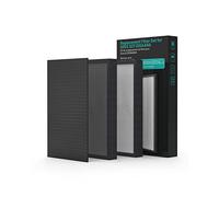Filtro de Aire de Repuesto H13 True HEPA para Purificador de Aire GREE GCF300ANSA, Filtro 3 en 1 H13 True HEPA y Carbón Activado, Elimina el 99.97% de Alergias a Mascotas Olores Humo Polvo Polen Moho
