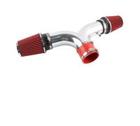 Filtro de aire del coche Para Chevy Para Corvette Para C5 5.7L V8 2001-2004 Piezas De Tomas Aire Kit Admisión Fría Roja Frontal Doble Ram Corto Aluminio