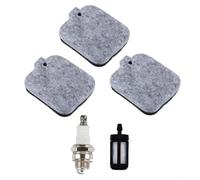 Filtro de aire diseñado para sistemas de vacío de soplador de hojas BG45 BG46 BG55 BG65 BG85 SH55 para promover un flujo de aire más limpio y minimizar el interior