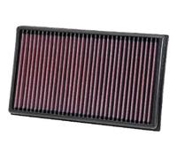 K&N Filtro de aire 33-3005 lavable y reutilizable negro para VW/Audi/Seat/Skoda