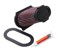 K&N Engineering Filtro de aire YA-6601 Yamaha Raptor 660 Larga duración