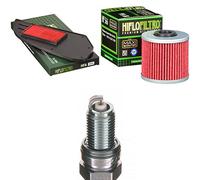 Filtro de aire Filtro de aceite Bujía Kymco Downtown 125 I ABS 2011 - 2015 Kit de mantenimiento servicekit