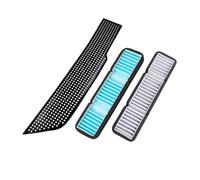 Filtro de Aire Filtros de admisión de Aire compatibles con Tesla Model 3 2017-2020. Cubierta de Rejilla de ventilación. Protector. Filtros de Aire de Motor para Coche(3pcs Set)