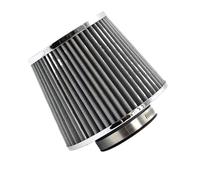 Filtro de aire for coche de 76 mm y 3 pulgadas, kit de admisión de alto flujo, protector de motor de cono de malla, accesorios de repuesto, 1 unidad(Yellow)