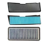 Filtro de aire for coche, filtro de cabina de aire acondicionado, cubierta protectora de rejilla de entrada de aire, compatible con Tesla, modelo 3 2021 2022, piezas de repuesto(Complete Kit)
