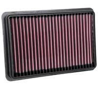 K&N Filtro de Aire de Reemplazo compatible con KIA Sorento II (XM) 2.0/2.2 CRDi & Hyundai Santa Fé III (DM) 2.0/2.2 CRDi & 2.4 2009- (33-3129)