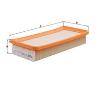 Filtro De Aire Mahle LX 1465 para Hyundai Kia