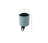 Filtro De Aire Mahle LX 1650 para Bmw