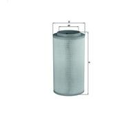 Filtro de aire MAHLE LX 1734 para AXOR 2 11.967 2004-2005