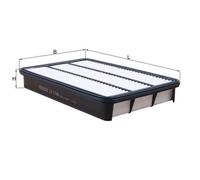 Filtro De Aire Mahle LX 1740 para Gmc Honda Isuzu Opel Toyota Vauxhall