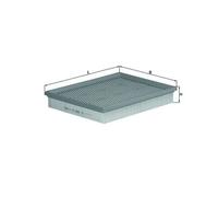 Filtro de aire Mahle LX 1758 para Chrysler
