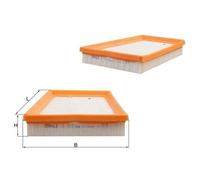 KNECHT FILTER Filtro de aire (de coche) para FORD: Fiesta, Fusion (Ref: LX 1813)