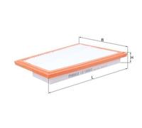 Filtro De Aire Mahle LX 1850/2 para Mercedes Benz Mercedes Benz Mercedes Benz