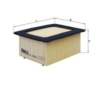 MAHLE LX 628 - Filtro de Aire para Coche - Motor