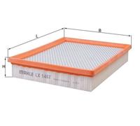 Filtro de aire MAHLE para LX1467