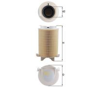 Filtro de aire MAHLE para LX1566