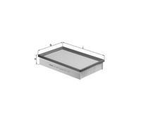 Filtro de aire MAHLE para LX1571