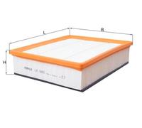 Filtro de aire MAHLE para LX1605