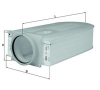 Filtro de aire MAHLE para LX1686/1