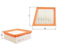 Filtro de aire MAHLE para LX2633