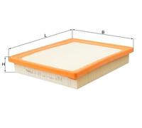 Filtro de aire MAHLE para LX2870