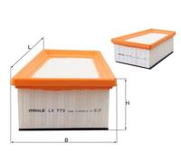 Filtro de aire MAHLE para LX773