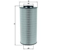 Filtro de aire MAHLE para LX918