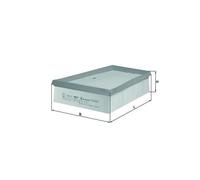Mahle Filter LX957/2 Filtro De Aire