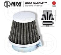 Filtro de Aire MEIWA Miw M 5003 Cono Cromado Diámetro Ø 42mm Motor Universal