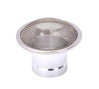 filtro de aire moto Motorcycle 38mm Velocity Stacks Air Filter Cup Trumpet Stack For PHBL AD/AS/Compatible with BD/BS Carburetor(38mm silver with net)