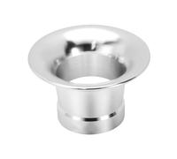 filtro de aire moto Motorcycle 38mm Velocity Stacks Air Filter Cup Trumpet Stack For PHBL AD/AS/Compatible with BD/BS Carburetor(38mm silver)