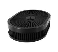 Filtro de aire ovalado de 12 x 2 pulgadas para conector de 5 18 pulgadas diseñado para un filtrado eficiente y longevidad del motor (A)