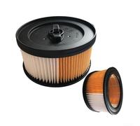 Filtro de aire para aspiradora Karcher compatible con modelos WD 4.200, 5.200 M, 5.300 M, 5.500 M, 5.800 eco!ogic y 6.414-960, filtración 65, construcción de plástico reutilizable