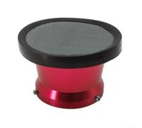 Filtro de aire para carburador de 50 mm con red de malla para motocicleta, aleación de aluminio, apto para carburadores de 24/26/28/30 mm para aplicaciones de ATV (rojo)