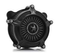 Filtro de aire para Harley Softail Fat Boy, filtro de aire de entrada de turbina, pincho, filtro de aire negro, DYNA fatbob heritage, motocicleta 93-15