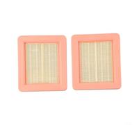 Filtro de aire para Honda GC160 GCV190 Series, sustituye a 17211-Z8B-901, 2 unidades, para cortacésped HRR216 HRX217 HRS216 y generadores EB2800I EG2800I, naranja + beige