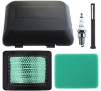Filtro de Aire para Honda GV135 GCV160 GCV190 GX100 Cortacésped y sus series, ADEFOL Filtro de Aire + Tapa + Prefiltro + Bujía + Filtro de Combustible Piezas Repuesto Accesorio Motor