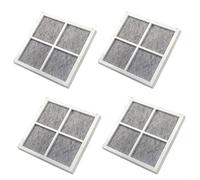 Filtro de aire para refrigerador lt120f compatible con lg refrigerador, desodorante de carbón activado, purificador de aire fresco, gris, paquete de 4