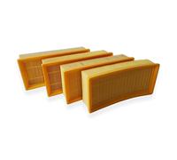 Filtro de aire plisado plano para aspiradora compatible con Karcher NT 65/2 AP, NT 75/2 AP ME TC, NT 72/2 ECO TC - agua y polvo - sustituye las referencias 6.904-283.0, 6.904-364.0 y 6.904-284.0 (3)