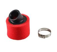 Filtro de aire rojo de 38mm limpiador de espuma doblada para quad quad o moto de cross de 110 cc 125 cc